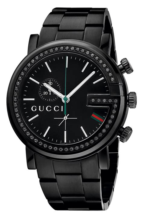 gucci men's g chronograph bracelet watch 44mm|Gucci men's watches.